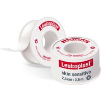 Leukoplast Skin Sensitive 2,5 cmx2,6 m mit Schutzr. von Leukoplast