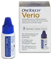 ONE TOUCH Verio Kontrolll�sung mittel 2X3.8 ml von LifeScan Deutschland GmbH