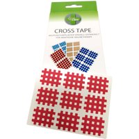LisaCare Cross Tape Akupunkturpflaster - 21mm x 27mm in Rot von LisaCare