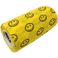 LisaCare kohäsive Bandage - Smiley Gelb - 10cm x 4,5m von LisaCare