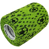 LisaCare selbsthaftende Bandage - Fußball Grün - 7,5cm x 4,5m von LisaCare