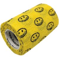 LisaCare selbsthaftende Bandage - Smiley Gelb - 7,5cm x 4,5m von LisaCare