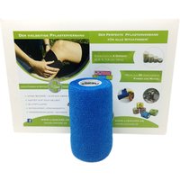 LisaCare selbsthaftende Bandagen 10cm - Blau von LisaCare