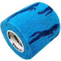 LisaCare selbstklebender Verband - Pferde Blau - 5cm x 4,5cm von LisaCare