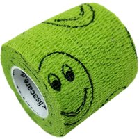 LisaCare selbstklebender Verband - Smiley Grün - 5cm x 4,5cm von LisaCare