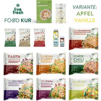 LiveFresh Vegane Foodkur 7 Tage - Apfel/Vanille (inkl. 1,75€ Pfand) von LiveFresh