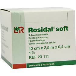 ROSIDAL Soft Binde 10x0,4 cmx2,5 m 1 St Binden von Lohmann & Rauscher GmbH & Co. KG