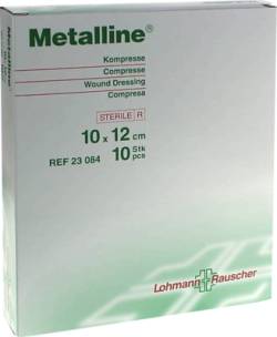 METALLINE Kompressen 10x12 cm steril 10 St von Lohmann & Rauscher GmbH & Co.KG