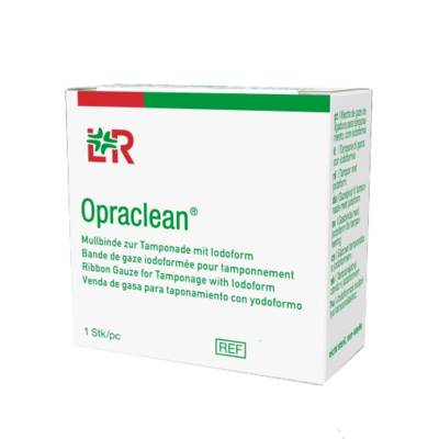 OPRACLEAN Mullbinde z.Tampon.m.Jodoform 5 cmx5 m 1 St von Lohmann & Rauscher GmbH & Co.KG