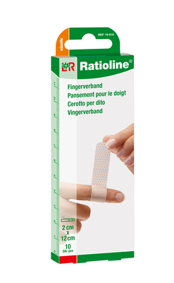 RATIOLINE elastic Fingerverband 2x12 cm 10 St von Lohmann & Rauscher GmbH & Co.KG