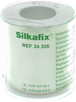 SILKAFIX Heftpfl.5 cmx5 m Kunststoff Spule 1 St von Lohmann & Rauscher GmbH & Co.KG