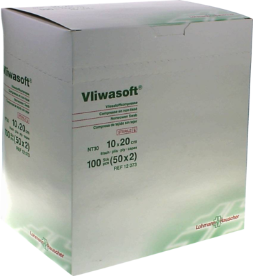 VLIWASOFT Vlieskompressen steril 10x20 cm 6l. 50X2 St von Lohmann & Rauscher GmbH & Co.KG