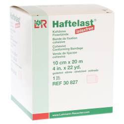 HAFTELAST Fixierb.kohäs.latexfrei 10 cmx20 m creme 1 St Binden von Lohmann & Rauscher GmbH & Co. KG