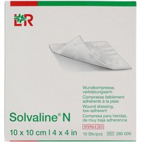 Solvaline N Kompressen 10 x 10 cm steril (10 Stk.) von Lohmann & Rauscher