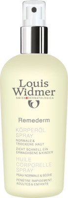 LOUIS WIDMER Remederm Körperöl Spray leicht parfümiert von Louis Widmer GmbH