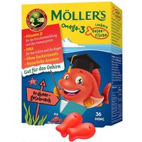 MÃ¶ller's Omega-3 Gelee Fisch Erdbeere Kautabletten von MÃ¶ller's