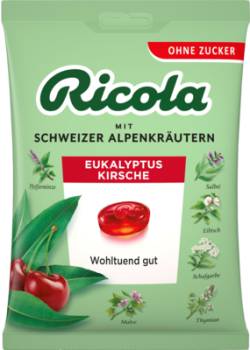 RICOLA o.Z.Beutel Eukalyptus Kirsche Bonbons 75 g von MARVECS GmbH