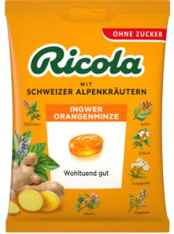 RICOLA o.Z.Beutel Ingwer Orangenminze Bonbons 75 g von MARVECS GmbH