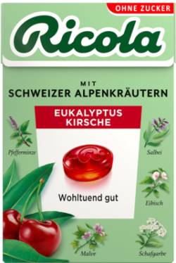 RICOLA o.Z.Box Eukalyptus Kirsche Bonbons 50 g von MARVECS GmbH