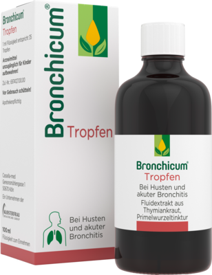 BRONCHICUM Tropfen 100 ml von MCM KLOSTERFRAU Vertr. GmbH