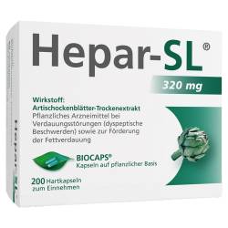 HEPAR-SL 320 mg Hartkapseln 200 St Hartkapseln von MCM Klosterfrau Vertriebsgesellschaft mbH