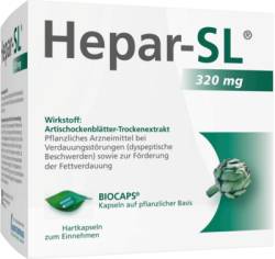 HEPAR-SL 320 mg Hartkapseln 200 St von MCM KLOSTERFRAU Vertr. GmbH