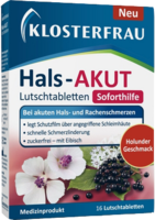 KLOSTERFRAU Hals-AKUT Lutschtabletten 16 St von MCM KLOSTERFRAU Vertr. GmbH