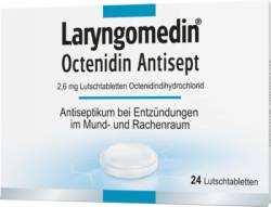 LARYNGOMEDIN Octenidin Antisept 2,6 mg Lutschtabl. 24 St von MCM KLOSTERFRAU Vertr. GmbH