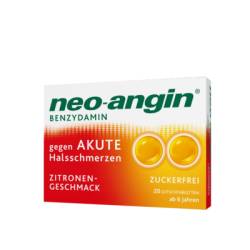 NEO-ANGIN Benzydamin akute Halsschmerzen Zitrone 20 St von MCM KLOSTERFRAU Vertr. GmbH