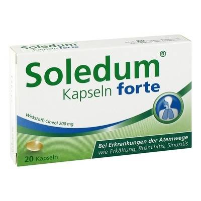 SOLEDUM Kapseln forte 200 mg 20 St von MCM KLOSTERFRAU Vertr. GmbH