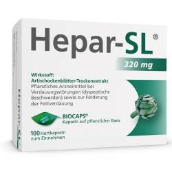 HEPAR SL 320 mg Hartkapseln von MCM Klosterfrau Vertriebsgesellschaft mbH