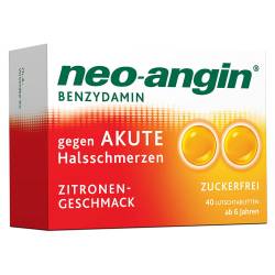 neo-angin Benzydamin Zitronen-Geschmack 40 St Lutschtabletten von MCM Klosterfrau Vertriebsgesellschaft mbH