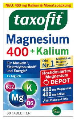 taxofit Magnesium 400 + Kalium von MCM Klosterfrau Vertriebsgesellschaft mbH