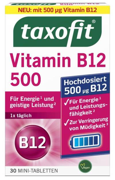 taxofit Vitamin B12 500 von MCM Klosterfrau Vertriebsgesellschaft mbH