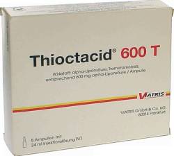 THIOCTACID 600 T Injektionslösung von Viatris Healthcare GmbH - Zweigniederlassung Bad Homburg