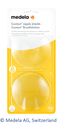 MEDELA Brusth�tchen Contact L m.Aufbw.Box 2 St von MEDELA