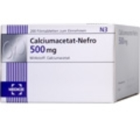 CALCIUMACETAT NEFRO 500 mg Filmtabletten 200 St von MEDICE Arzneimittel P�tter GmbH&Co.KG