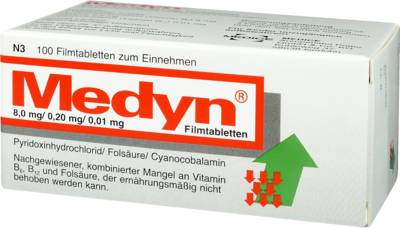 MEDYN Filmtabletten 100 St von MEDICE Arzneimittel P�tter GmbH&Co.KG