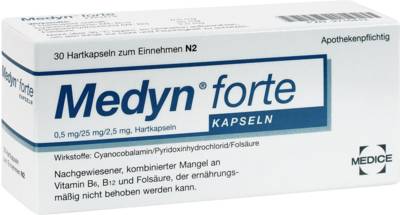 MEDYN forte Kapseln 30 St von MEDICE Arzneimittel P�tter GmbH&Co.KG