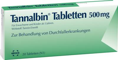 TANNALBIN Tabletten 20 St von MEDICE Arzneimittel P�tter GmbH&Co.KG