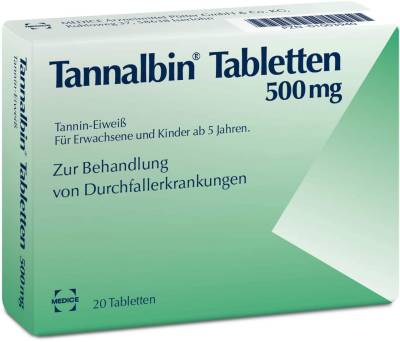 Tannalbin 20 Tabletten von MEDICE Arzneimittel Pütter