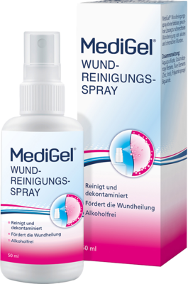 MEDIGEL Wundreinigungsspray 50 ml von MEDICE Arzneimittel Pütter GmbH&Co.KG