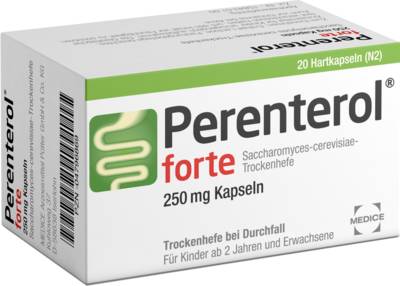 PERENTEROL forte 250 mg Kapseln 20 St von MEDICE Arzneimittel Pütter GmbH&Co.KG