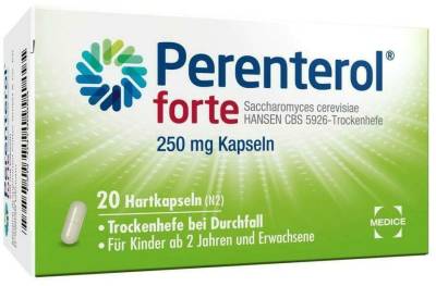Perenterol forte 250 mg 20 Kapseln von MEDICE Arzneimittel Pütter