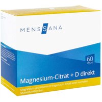 Magnesiumcitrat+d direkt Menssana Pulver von MEDICOM