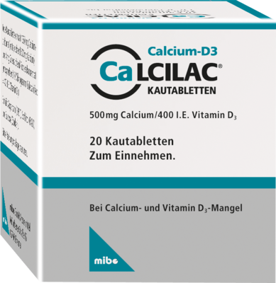 CALCILAC Kautabletten 20 St von MIBE GmbH Arzneimittel