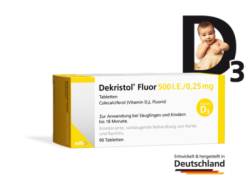 DEKRISTOL Fluor 500 I.E./0,25 mg Tabletten 90 St von MIBE GmbH Arzneimittel