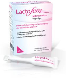LACTOFEM Milchs�urekur Vaginalgel 7X5 ml von MIBE GmbH Arzneimittel