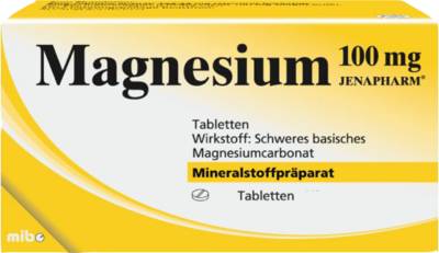 MAGNESIUM 100 mg Jenapharm Tabletten 20 St von MIBE GmbH Arzneimittel