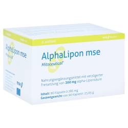 "ALPHA LIPON mse Kapseln 90 Stück" von "MSE Pharmazeutika GmbH"